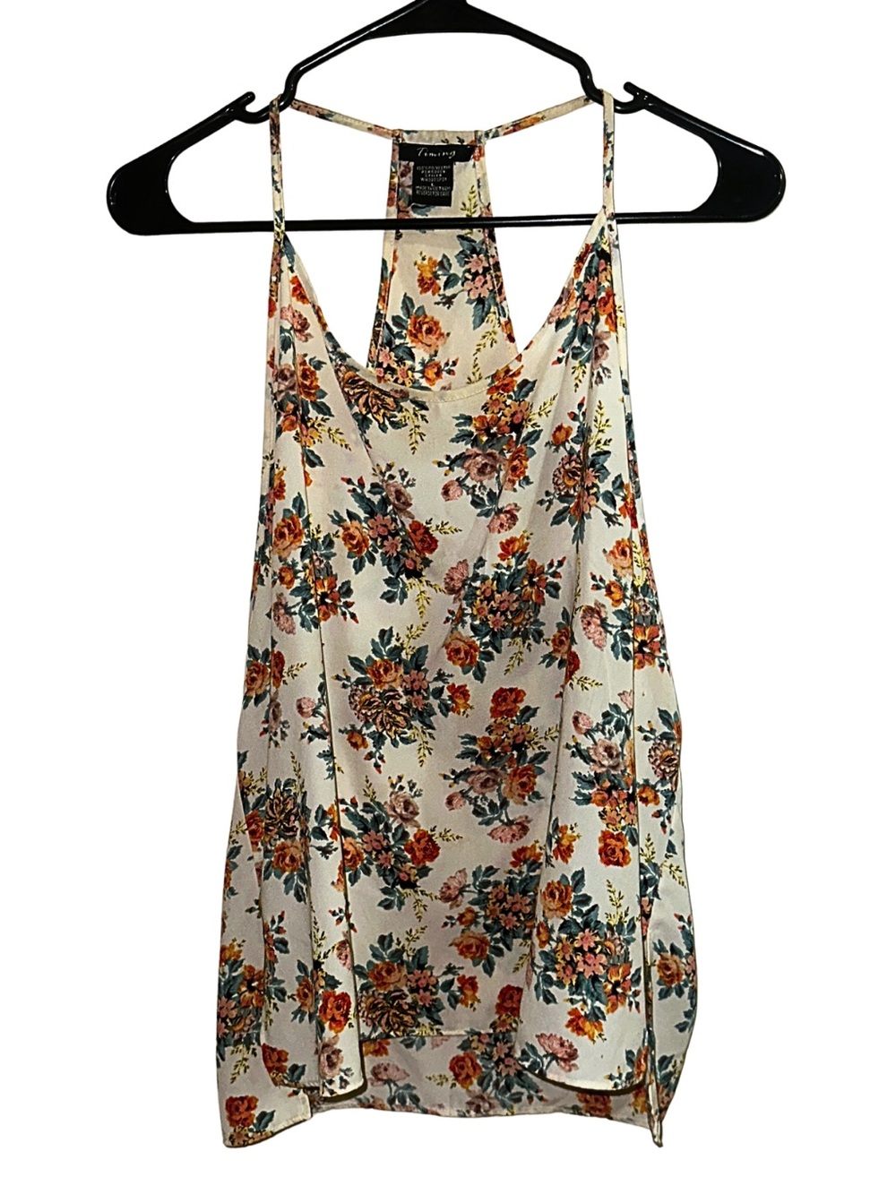 Timing Floral Racerback Camisole Tank Top